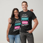T-shirt Thyroïde Tumeur Survivant Cancer Sensibilisation T (Unisexe)