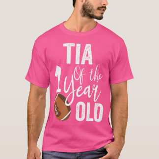 T-shirt Tia De 1 An Football 1Er Année De Naissance
