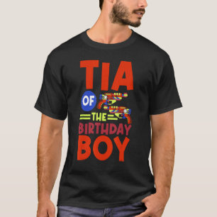 T-shirt Tia Of The Birthday Boy Lazer Tag Anniversaire Par