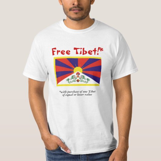 T-shirt Tibet libre (Devant)