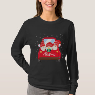 T-shirt Tibétain Mastiff équitation Camion Rouge Joyeux No
