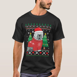 T-shirt Tibétain Terrier ornement de Noël laid cadeau mama