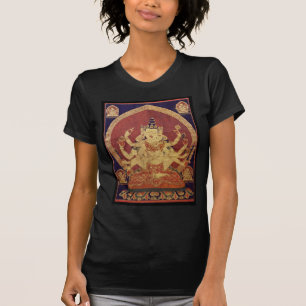 T-shirt Tibétain Thanka de Guhyasamaja Akshobhyavajra