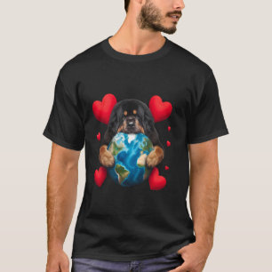 T-shirt Tibetan Mastiff Chien Jour de la Terre Câlin Amour