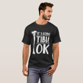 T-shirt Tibia Ok Hu Bone Anatomie (Devant entier)