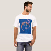 T-shirt Tiburones blancos enamorados (Devant entier)