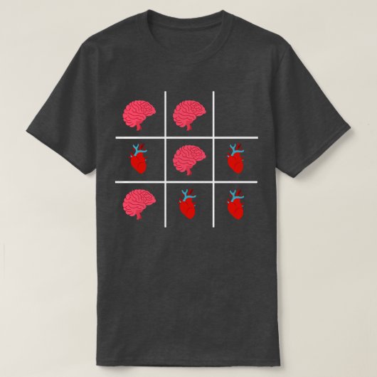 T-shirt Tic tac orteil Valentine (Design devant)