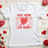 T-shirt Tic-Tac-Toe Heart Valentine
