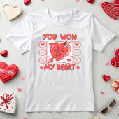T-shirt Tic-Tac-Toe Heart Valentine