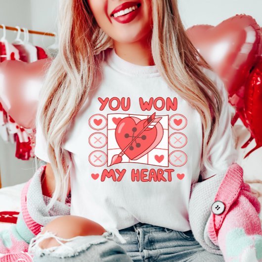 T-shirt Tic-Tac-Toe Heart Valentine