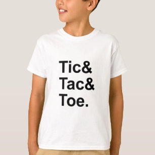 T-shirt Tic Tac Toe   Jeu amusant de papier et crayon
