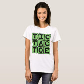 T-shirt Tic-Tac-Toe, Jeu de X et de O (Devant entier)