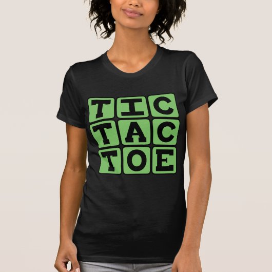 T-shirt Tic-Tac-Toe, Jeu de X et de O (Devant)