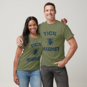T-shirt Tick Magnet Funny Camping et Randonnée Bug (Unisexe)
