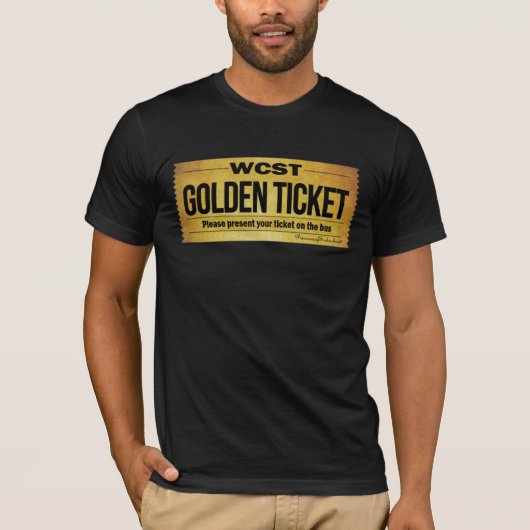 T-shirt TICKET OR WCST Homme's Basic Bella Canvas (Devant)
