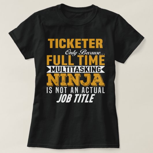 T-shirt Ticketer (Design devant)