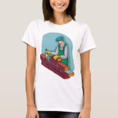 T-shirt Ticklayer au travail (Devant)