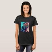 T-shirt Tie Chat Cool (Devant entier)