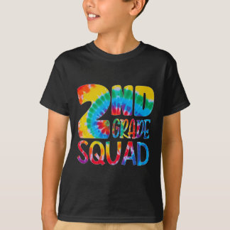 T-shirt Tie Dye 2e année Escouade Enseignant Élève Premier