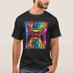 T-shirt Tie Dye 2e catégorie Jeu de gamer déverrouillé