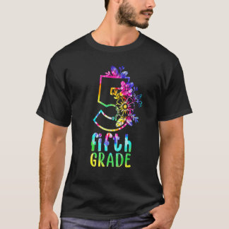T-shirt Tie Dye 5th Fifth Grade Back To School Team Teache