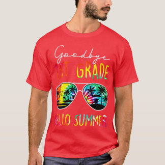 T-shirt Tie Dye Adieu 1ère année Bonjour été Dernier jour 