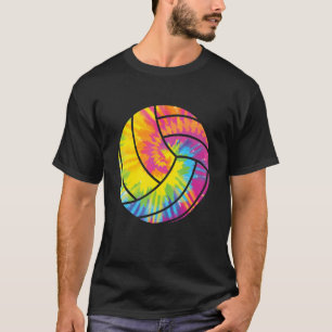 T-shirt Tie Dye Beach Volleyball Retro Setters Joueurs C