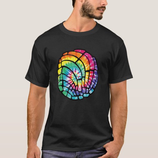 T-shirt Tie Dye Conchas Pan Dulce Latina espagnol Mujer Co (Devant)