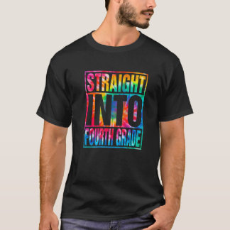 T-shirt Tie Dye Directement En Quatrième Année De Retour À