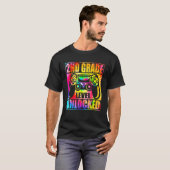 T-shirt Tie-Dye Dos Niveau 2 Débloqué Jeu Vidéo (Devant entier)