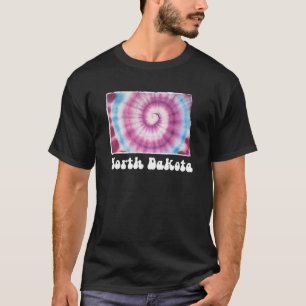 T-shirt Tie Dye du Dakota du Nord