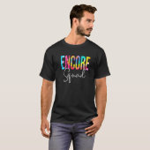 T-shirt Tie Dye Encore Squad Appréciation de l'enseignant (Devant entier)