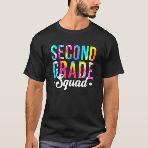 T-shirt Tie Dye Enseignant D'Escadron De Deuxième Année De