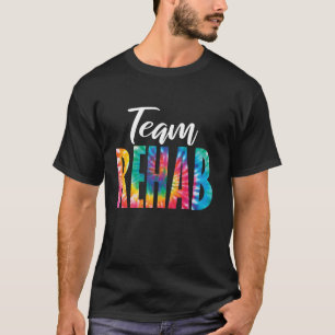 T-shirt Tie Dye Équipe Rehab Rehab Rehab Recovery Physica