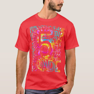 T-shirt Tie Dye Étudiant de 5e année au collège