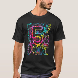 T-shirt Tie Dye Étudiant de 5e année au collège