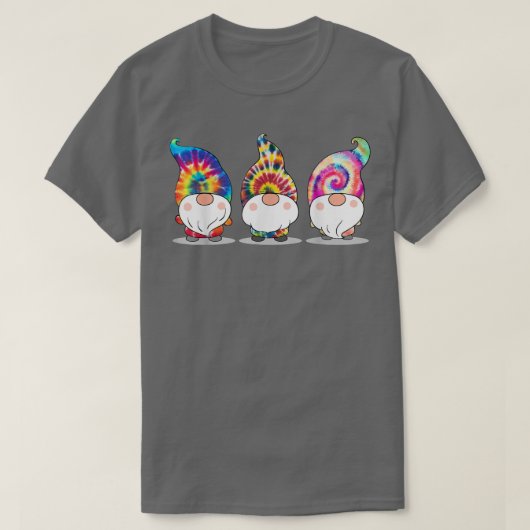 T-shirt Tie dye gnome Gnome (Design devant)