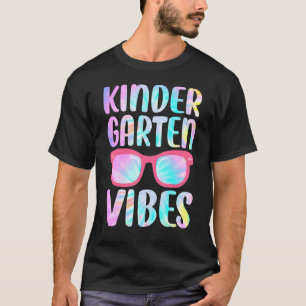 T-shirt Tie Dye Kindergarten Vibes Squad 1er Jour De L'Éco