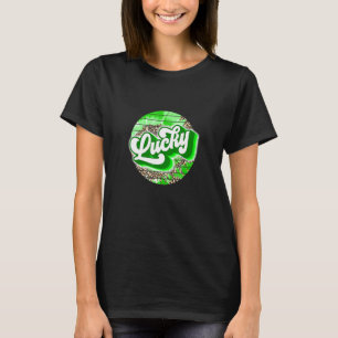 T-shirt Tie Dye Leopard Lucky Jour de la Saint Patrick Iri