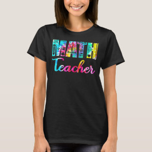 T-shirt Tie Dye Math Enseignant Mathématiques Enseignant V