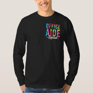 T-shirt Tie Dye Office Aide Squad Pocket Office Administra