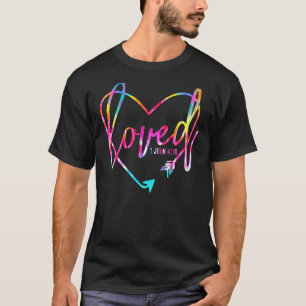T-shirt Tie Dye Religious Christian Girls Love John 419 Bi