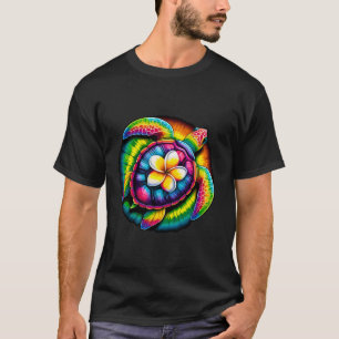 T-shirt Tie Dye Sea Turtle Hawaiian Summer Vacances Hippie