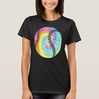 T-shirt Tie Dye Softball Joueur Jeu Équipe Coach