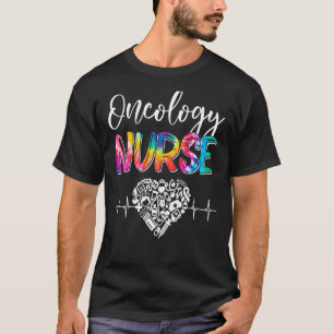 T-shirt Tie Dye Stethoscope Oncologie Infirmière Journée I