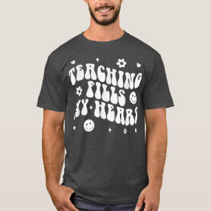 T-shirt Tie Dye Teaching Fills My Heart Teacher Life Back 