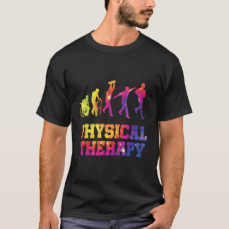 T-shirt Tie Dye Thérapie Physique Évolution Pt Thérapiste