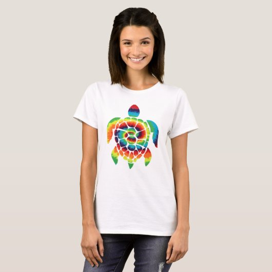 T-shirt Tie Dye Turtle (Devant entier)