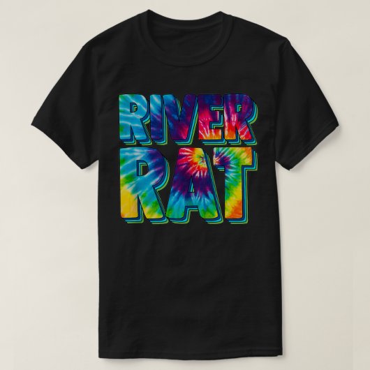 T-shirt TieDie River Rat  (Design devant)