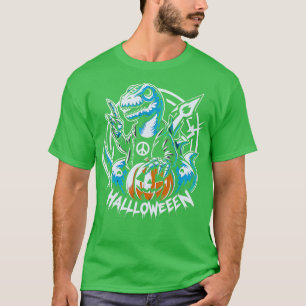 T-shirt TieDye Dinosaur Hippie Dinosaur Halloween